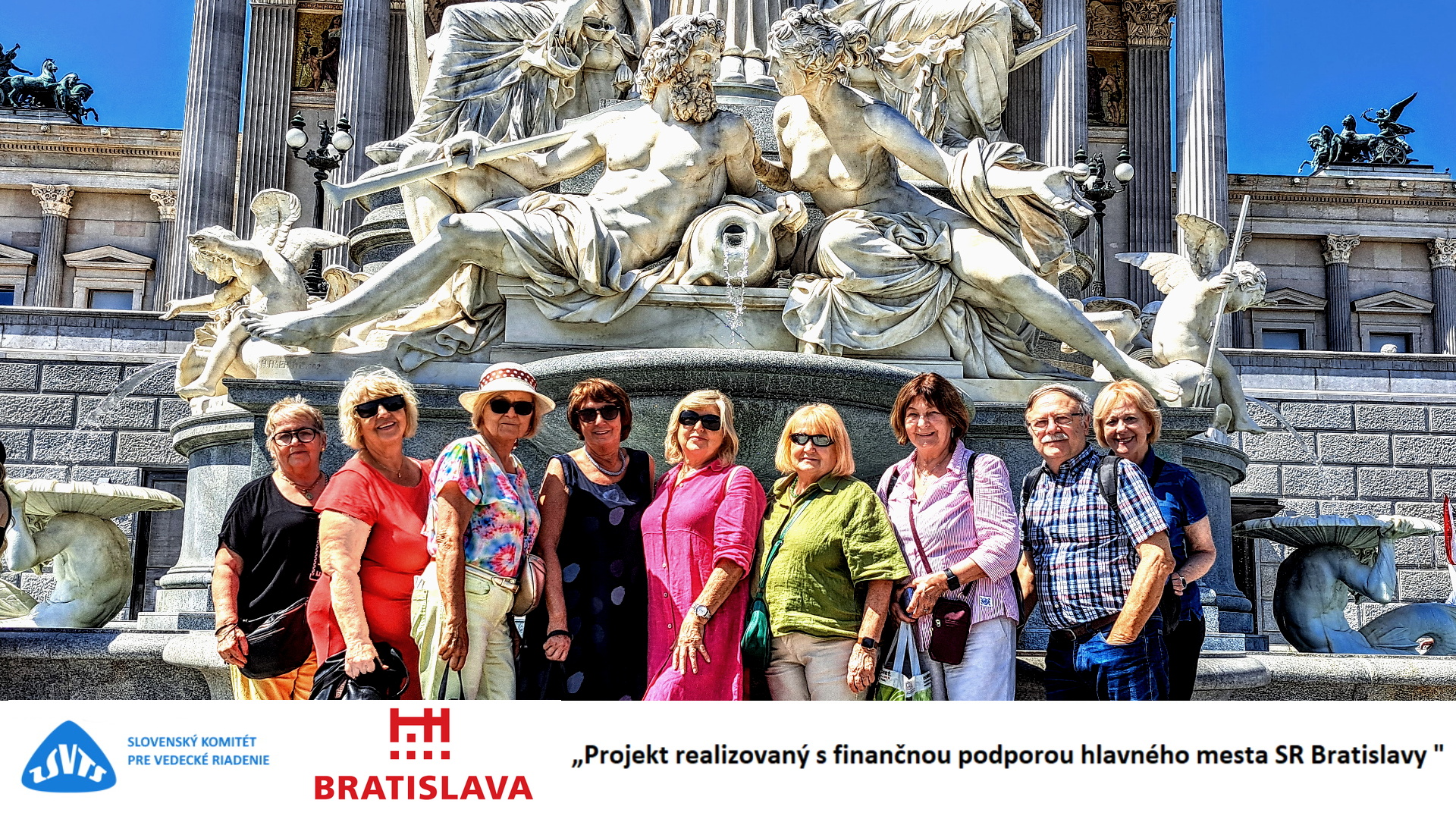 Zážitkové vzdelávanie seniorov – demokracia v praxi v rámci projektu Doma v Európe – Návšteva parlamentu vo Viedni 12.8.2025